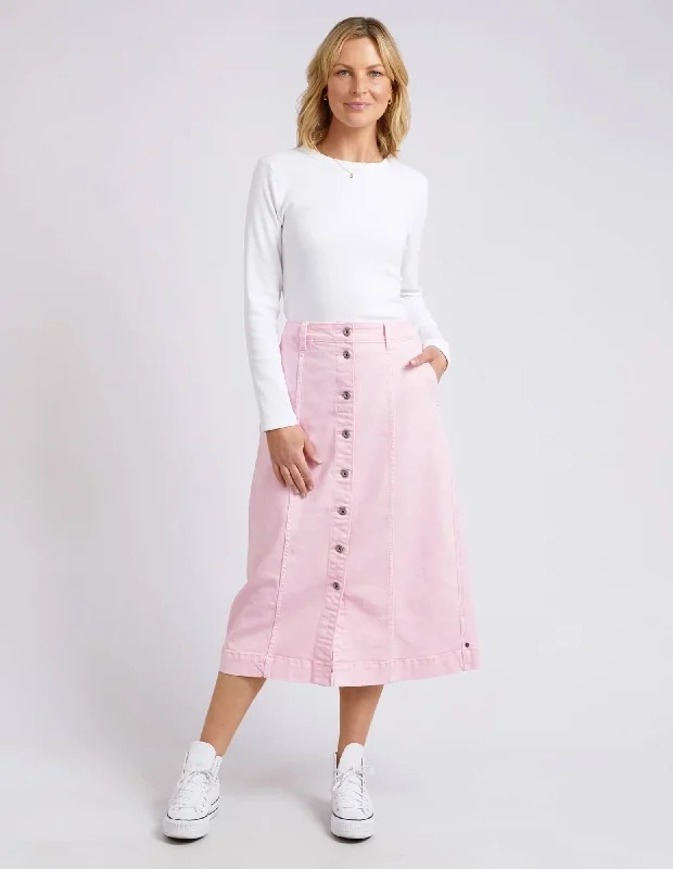 Elm x Janey Forbes Florence Button Thru Skirt