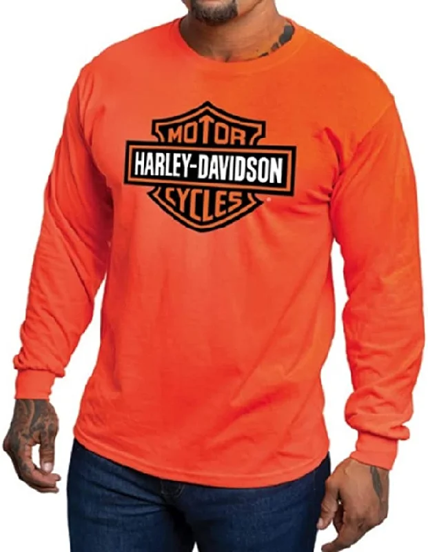 Darling Downs Dealer Tee - B&S Orange Longsleeve - 40290925