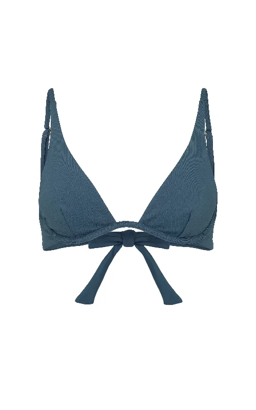 PLUNGE UNDERWIRE TOP - MIDNIGHT BLUE