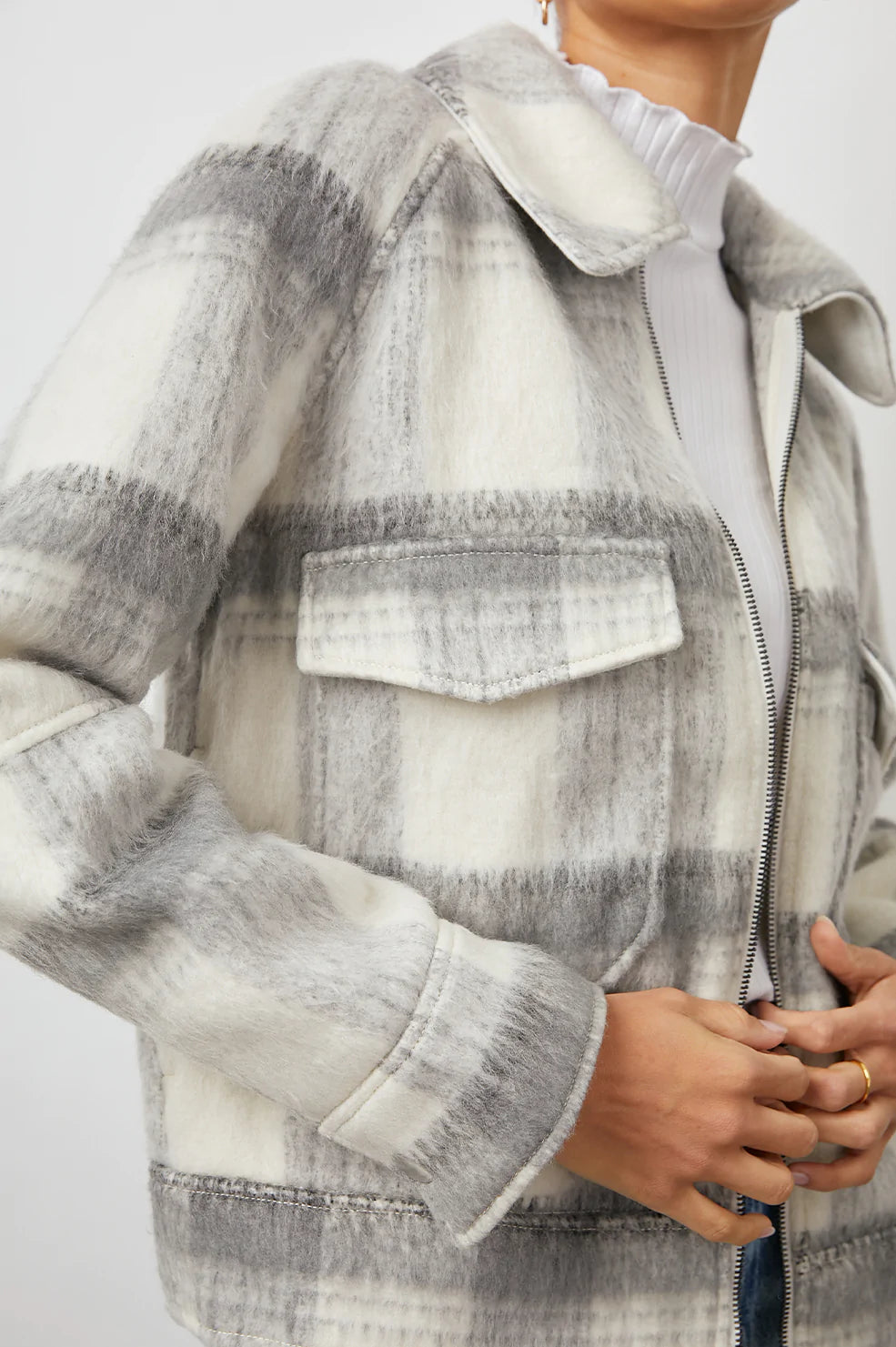 Cheyenne Jacket - Snow Grey